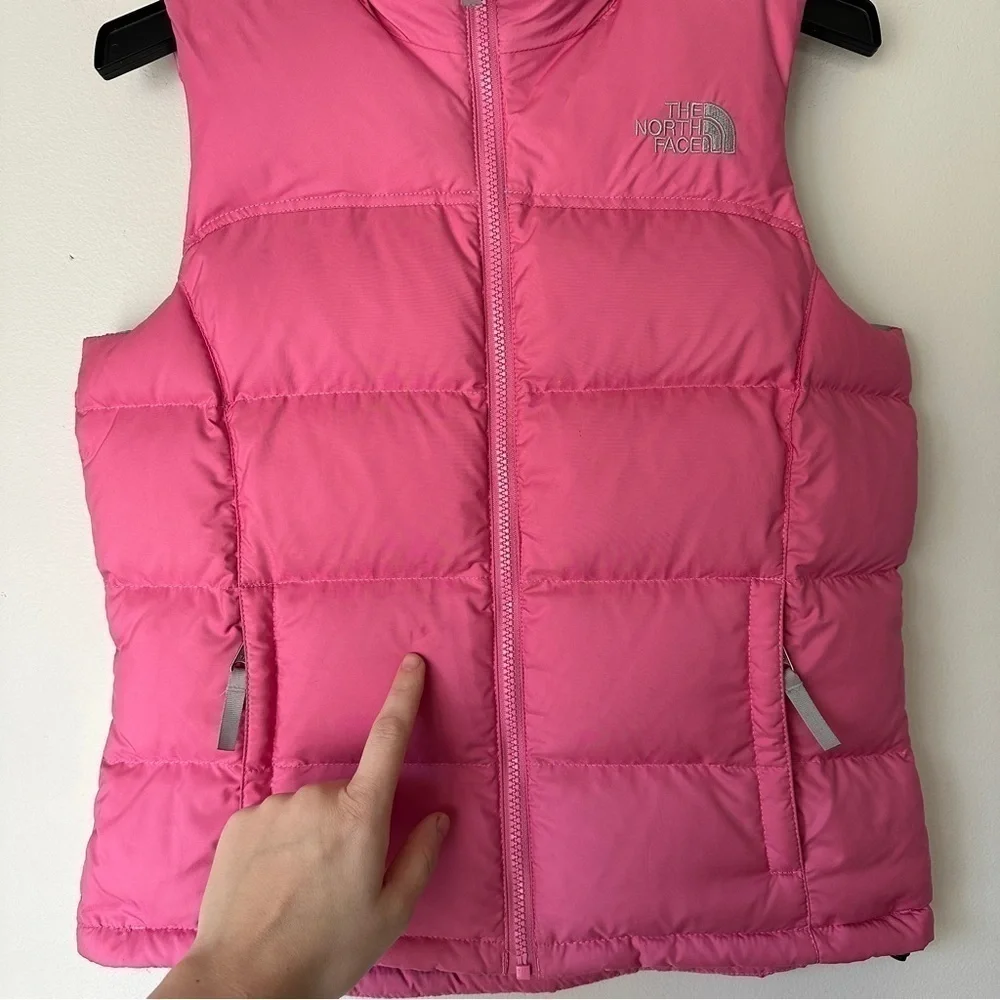 The North Face Goose Down 700 Puffer Jacket Vest in Pink size XS